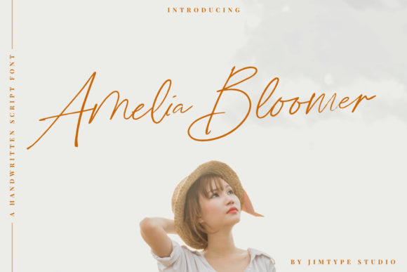 Amelia Bloomer Font for Business