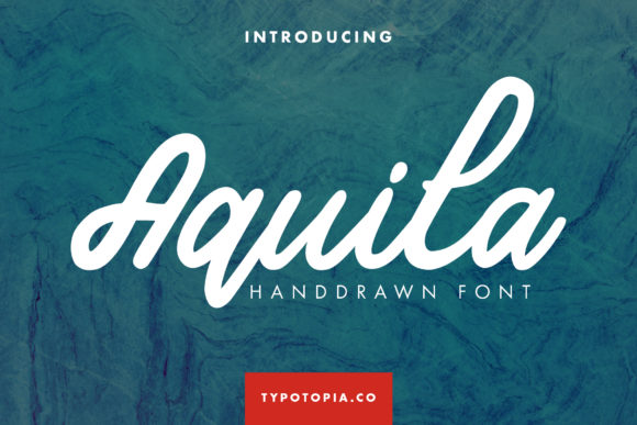 Aquila: A Handwritten Font for Marketing Magic