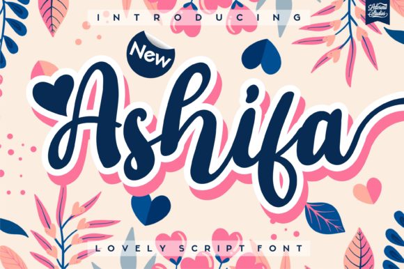 Ashifa: A Romantic Script Font for Web Design