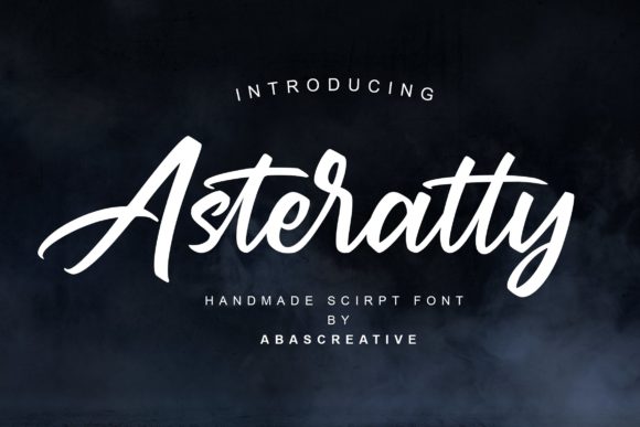 Asteratty: Elegant Script Font
