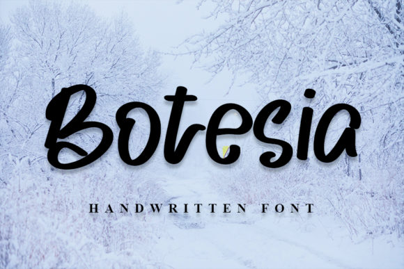 Botesia: A Trendy Handwritten Font for Business