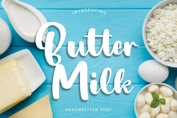 Butter Milk: A Trendy Font for Your Business