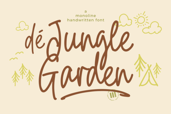 De Jungle Garden Font Review