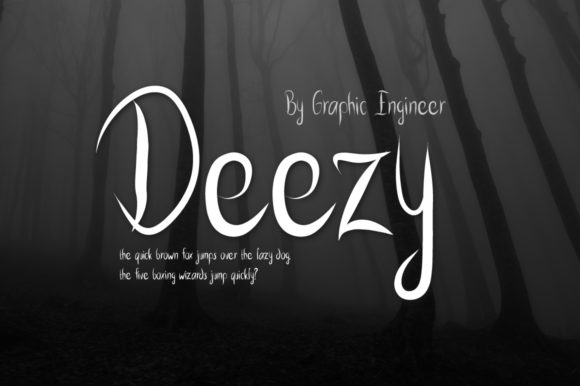 Deezy: A Modern Handwritten Font