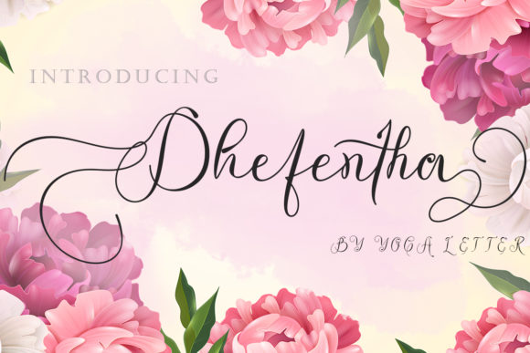 Dhefentha: A Romantic Script Font