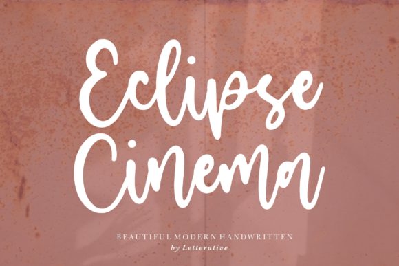 Eclipse Cinema: A Handwritten Font That Makes Campaigns Pop
