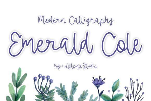 Emerald Cole Font for Creative Projects