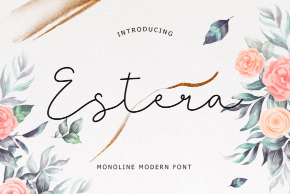 Estera: A Romantic Typeface for Creative Projects