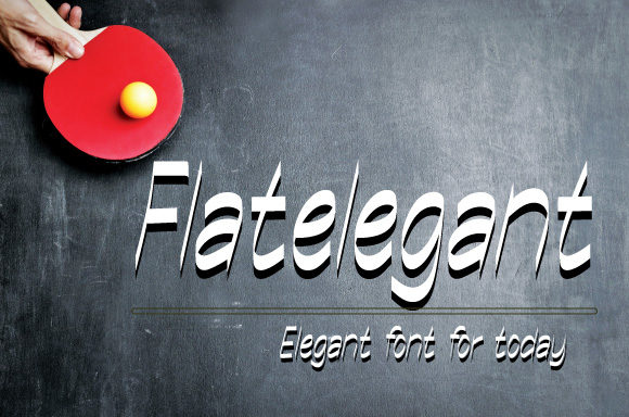 Flatelegant: A Handwritten Font for Web Design