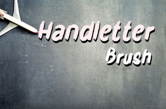 Handletter Brush Font for Creative Publishing