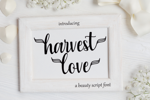 Harvest Love: A Delicate Script Font