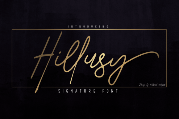 Hillusy: A Sweet Script Font
