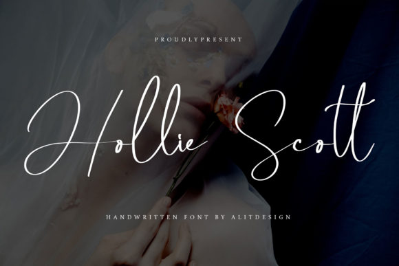 Hollie Scott Font: Elegant Script for Editorial Design