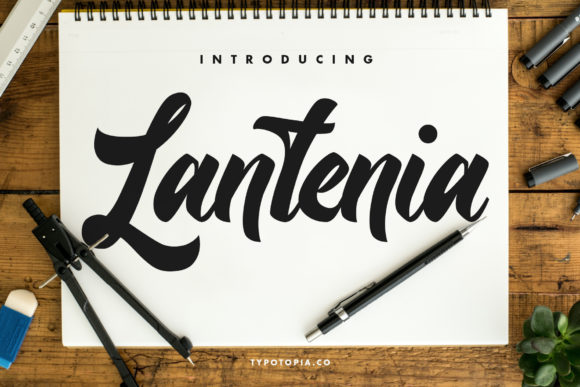 Lantenia: A Bold Handwritten Font for Business