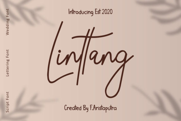 Linttang: A Script Font for Real Projects