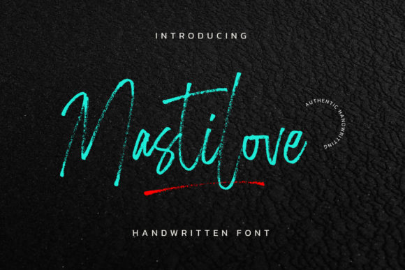 Mastilove: A Cute Handwritten Font for Creative Projects