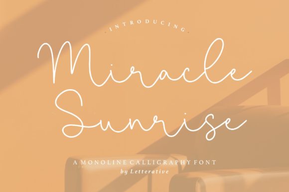 Miracle Sunrise Font for Business