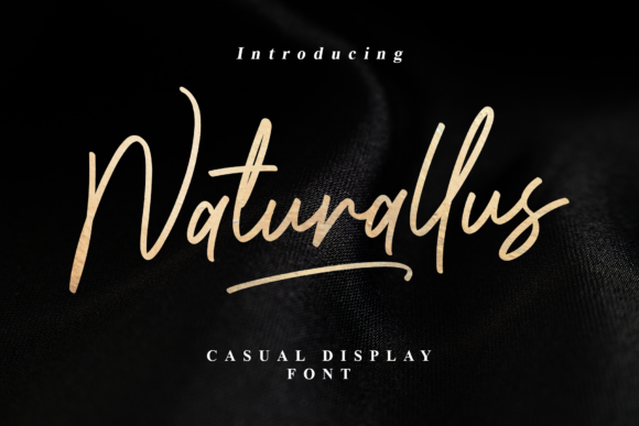 Naturallus: A Stylish Handwritten Font