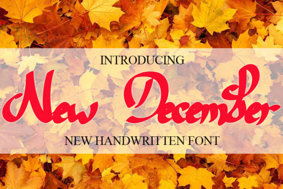 New December Font for Business