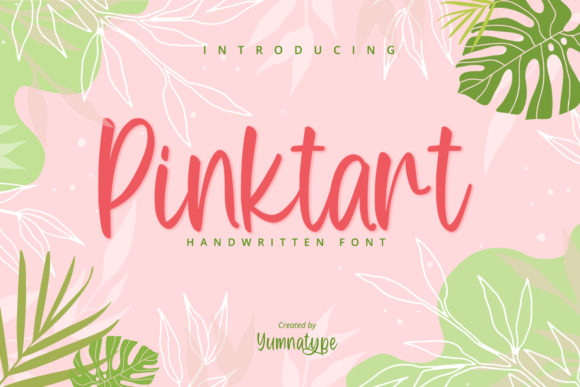 Pinktart: A Lovely Handwritten Font