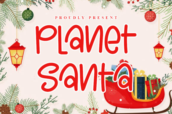 Planet Santa: A Festive Font for Makers
