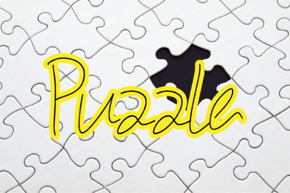 Puzzle: A Quirky Font for Creative Campaigns