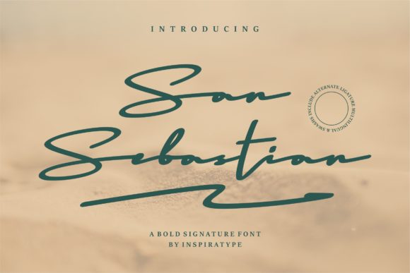 San Sebastian Font: Elegant Script for Crafters