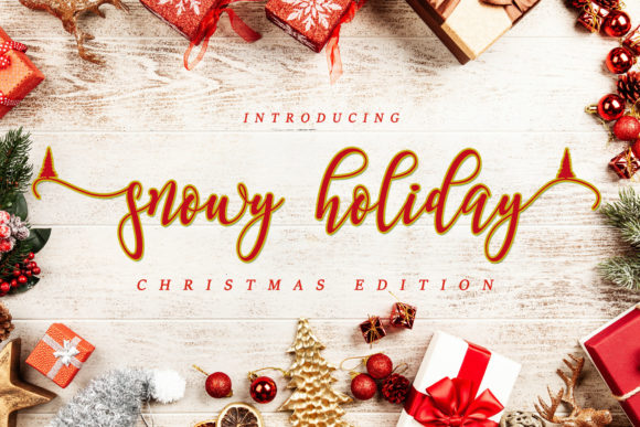 Snowy Holiday Font Review