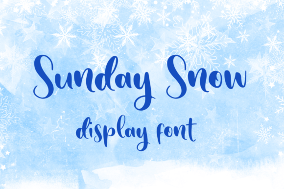 Sunday Snow Font for Creative Campaigns
