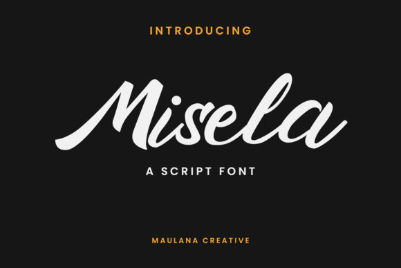 Testing Misela: A Flowing Script Font for Branding Projects