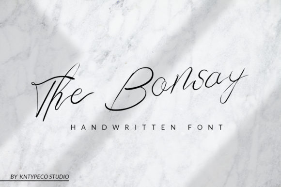 The Bonsay: A Stylish Script Font for Business Branding
