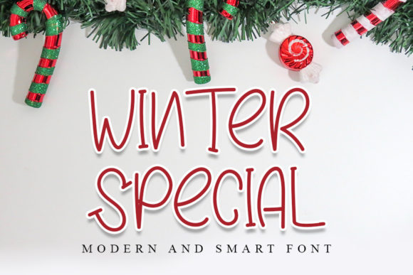 Winter Special Font for Business